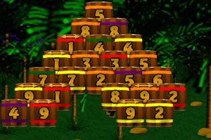 猴子丛林摘水果