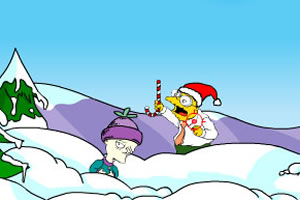 圣诞打雪仗