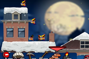 圣诞女孩送礼物