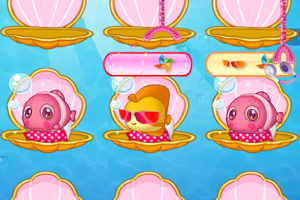 美人鱼照顾鱼宝宝