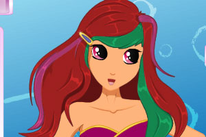 精灵的七彩发型