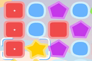 彩色图形对对碰