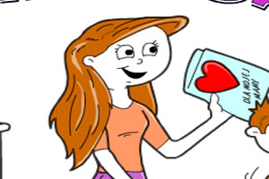 母亲节着色比赛