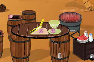 制作埃及烤肉饼