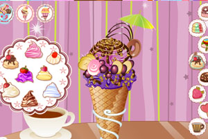 水果甜筒冰激凌