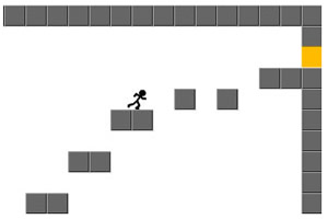 跳跃火柴人