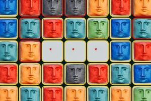 骨牌人脸对对碰