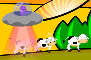 外星人抓捕奶牛