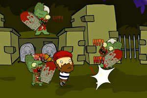 功夫老人对战僵尸无敌版