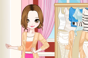 忙碌的美女主妇