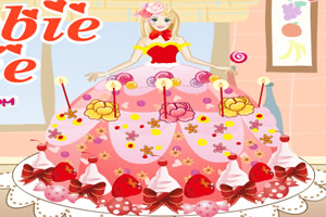 芭比娃娃裙蛋糕
