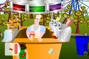 公园果冻冰淇淋店