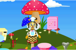 小蜜蜂做巧克力杯