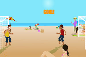 沙滩足球