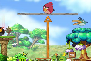 愤怒的小鸟之平衡木