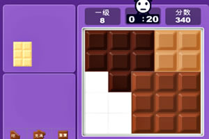 甜蜜的巧克力盒子