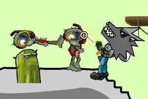 黑太郎大战僵尸