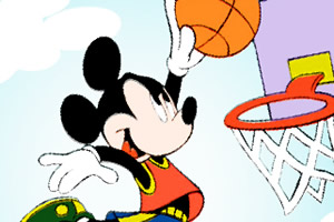 米奇大灌篮涂鸦