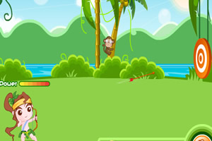 小帅哥射箭比赛