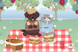 猫狗野餐