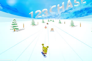 海绵宝宝滑雪骑士