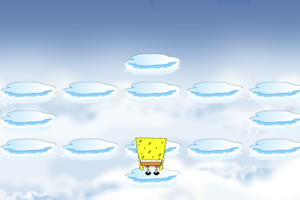 海绵宝宝跳云层