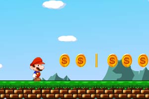 马里奥冒险吃金币无敌版