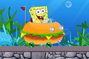 海绵宝宝的汉堡车