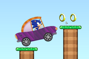 索尼克开车吃金币