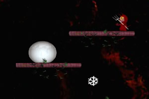 大雪球逃离险境