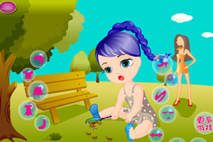 可爱宝贝烤蚂蚁