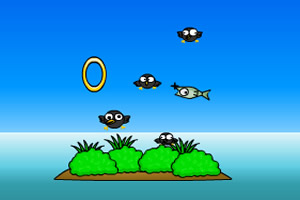 饥饿小鱼吃小鸟