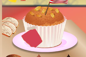 纸杯可口蛋糕