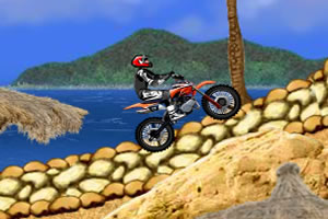 海滩越野摩托