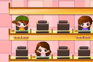 可爱美眉开网吧