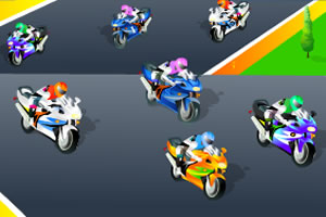 摩托赛场找数字