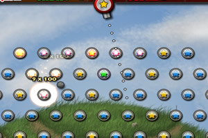 小黑球弹射星星