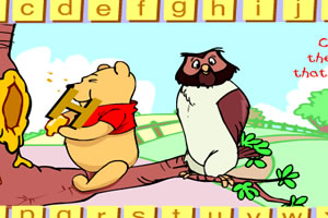 小熊维尼掏字母