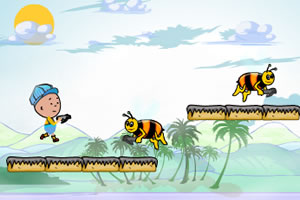 小男孩蜜蜂大战