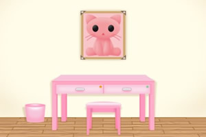 逃出粉色猫咪房间