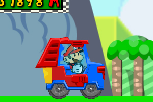 马里奥开车撞小怪