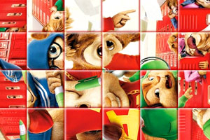 花栗鼠动态拼图