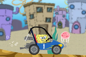 海绵宝宝四轮车