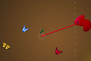 吃蝴蝶的变色龙