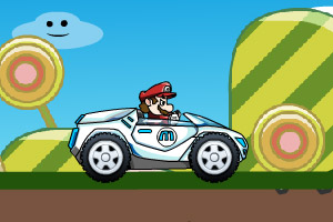 马里奥白色赛车