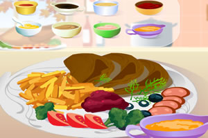 土耳其烤鸡拼盘