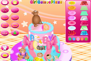 宝宝洗澡澡蛋糕