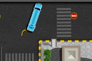 停靠大型豪华轿车