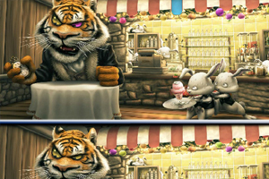 卡通小动物找茬