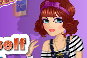 美女的花样面膜